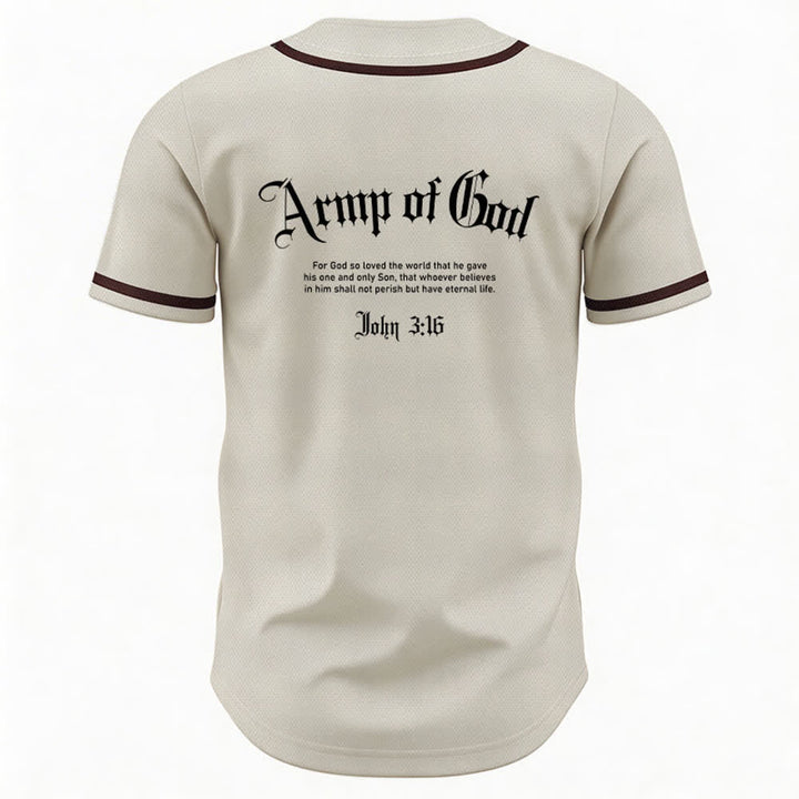 Christianartworkshop Army Of God Streetwear Baseball Jersey - image 29