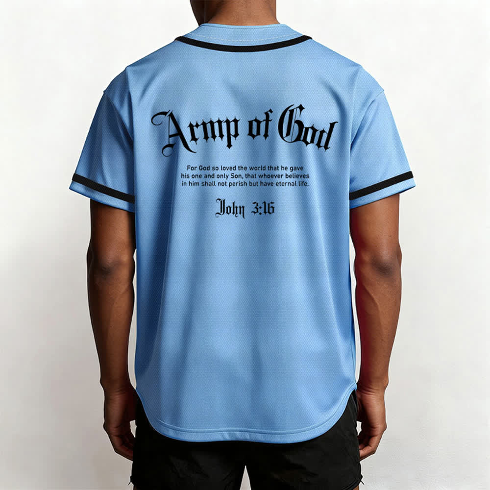 Christianartworkshop Army Of God Streetwear Baseball Jersey - image 47