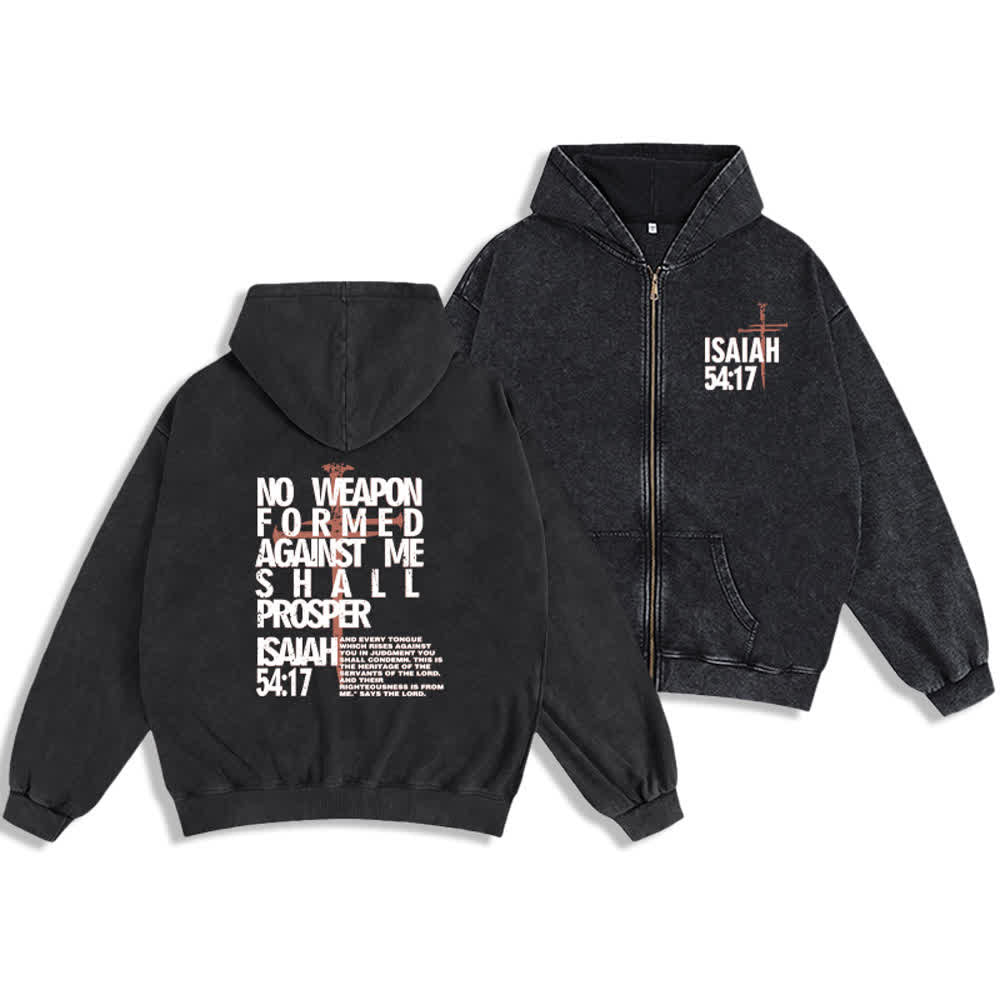 Christianartworkshop Isaia 54 17 Giacca con cappuccio e zip effetto vintage - Nero - 2XL - image 0