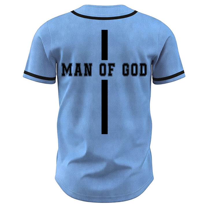Christianartworkshop Uomo di Dio Maglia da baseball Varsity con bottoni - image 29