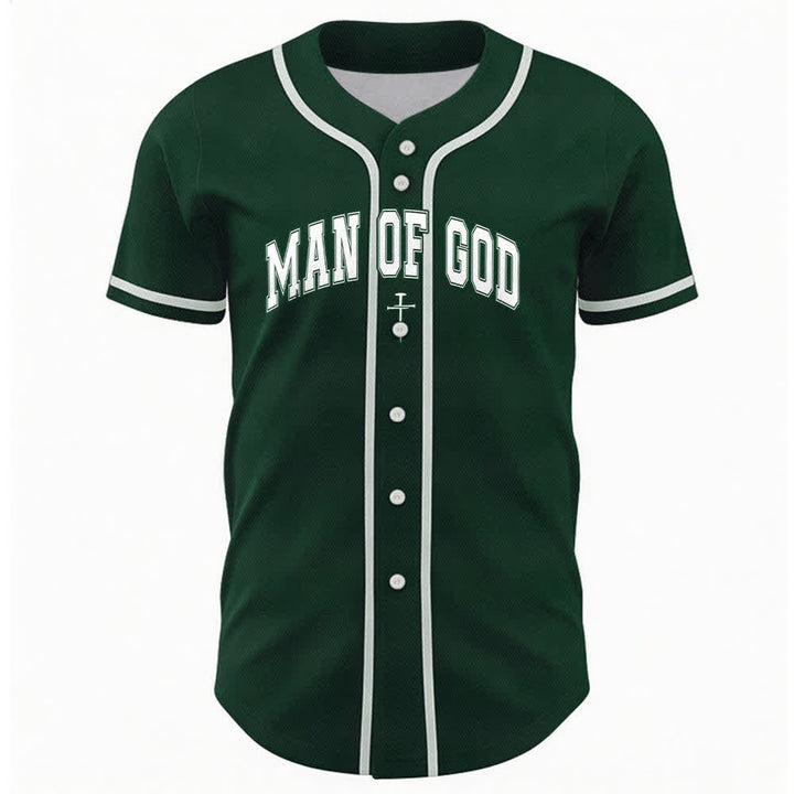Christianartworkshop Uomo di Dio Maglia da baseball Varsity con bottoni - image 37