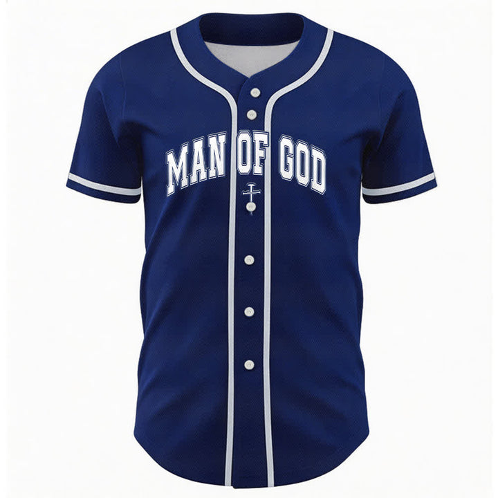 Christianartworkshop Uomo di Dio Maglia da baseball Varsity con bottoni - image 51