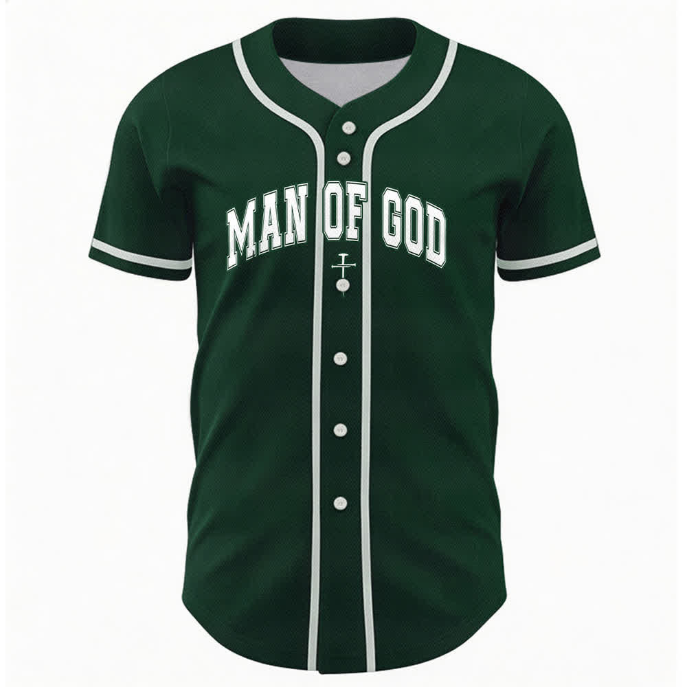 Christianartworkshop Prega Tocca la mia spalla Messaggio Maglia da baseball - image 37