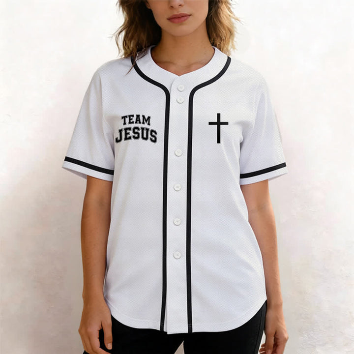 Maglia da baseball del team Jesus Chosen Child of God di Christianartworkshop - image 5