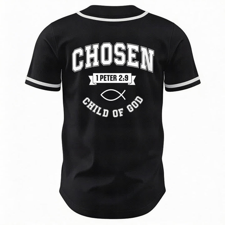 Maglia da baseball del team Jesus Chosen Child of God di Christianartworkshop - image 8