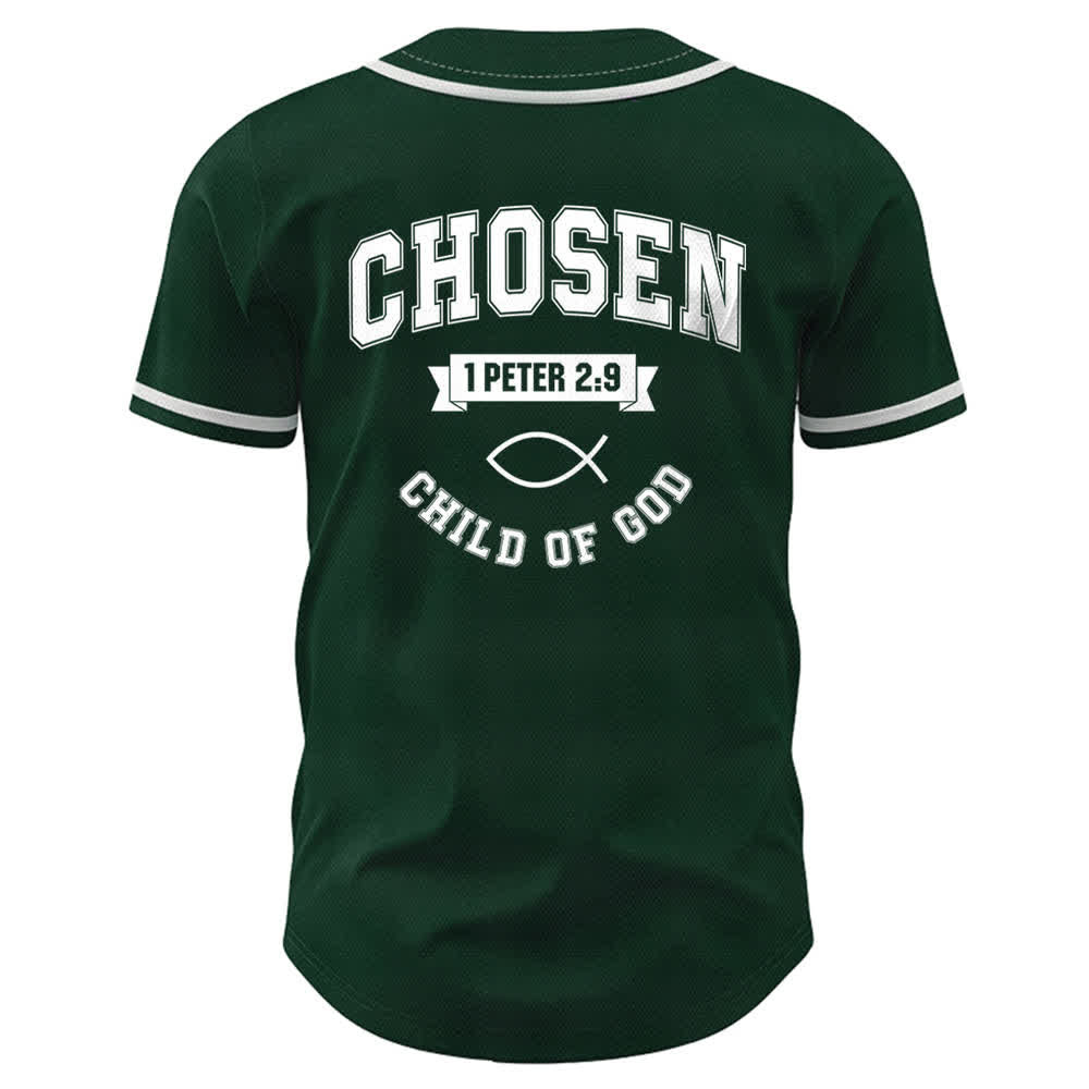 Maglia da baseball del team Jesus Chosen Child of God di Christianartworkshop - image 22