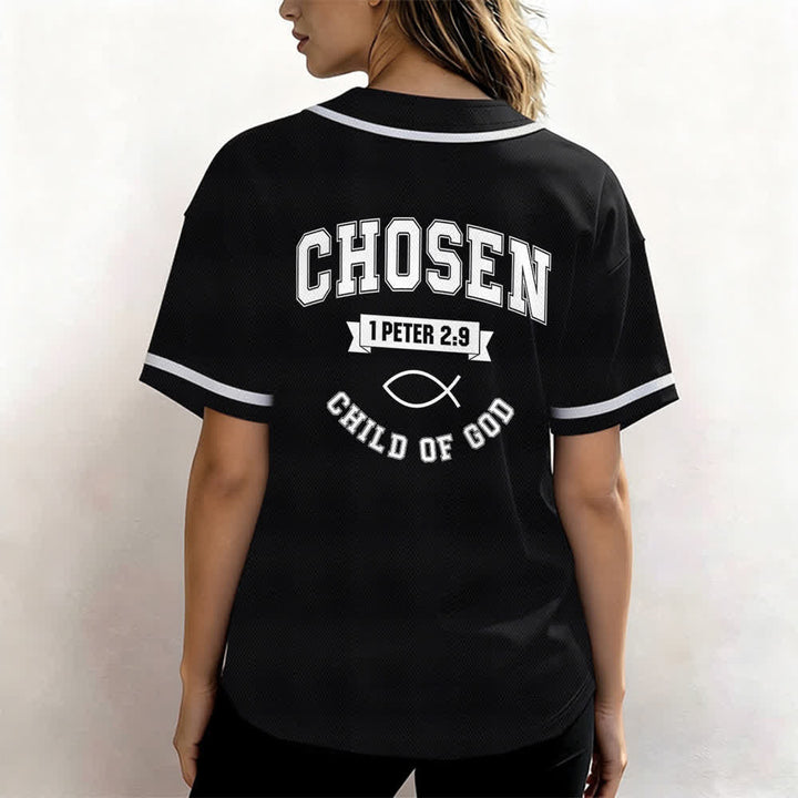 Maglia da baseball del team Jesus Chosen Child of God di Christianartworkshop - image 10