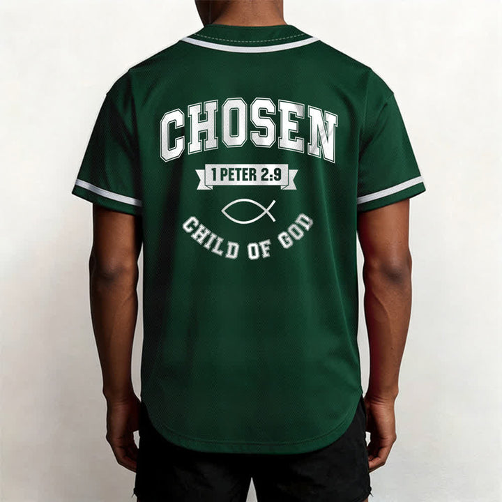 Maglia da baseball del team Jesus Chosen Child of God di Christianartworkshop - image 26