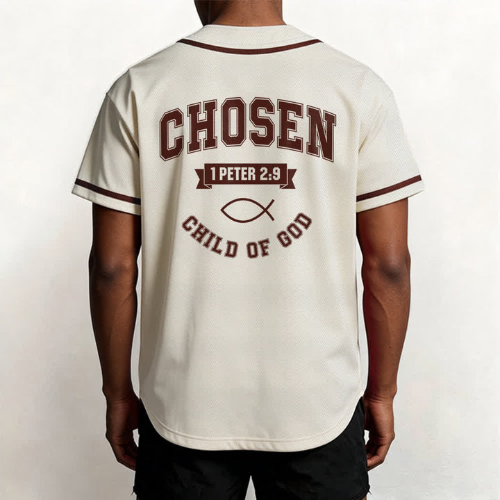 Maglia da baseball del team Jesus Chosen Child of God di Christianartworkshop - image 33