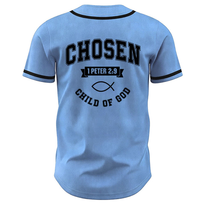 Maglia da baseball del team Jesus Chosen Child of God di Christianartworkshop - image 36