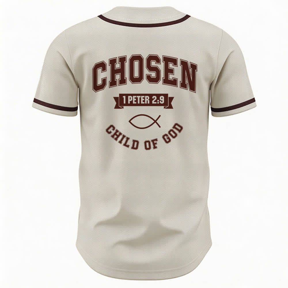 Maglia da baseball del team Jesus Chosen Child of God di Christianartworkshop - image 29