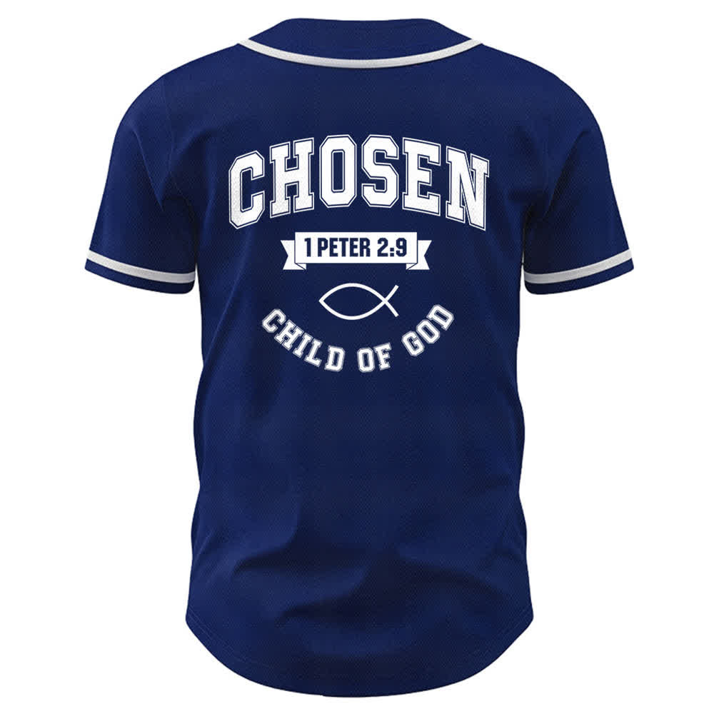 Maglia da baseball del team Jesus Chosen Child of God di Christianartworkshop - image 43
