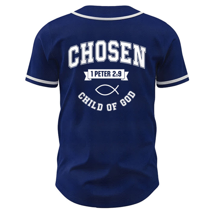 Maglia da baseball del team Jesus Chosen Child of God di Christianartworkshop - image 43