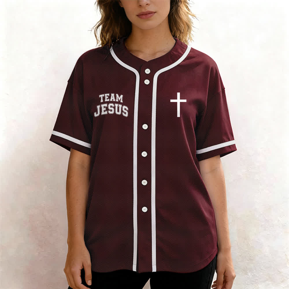 Maglia da baseball del team Jesus Chosen Child of God di Christianartworkshop - image 18