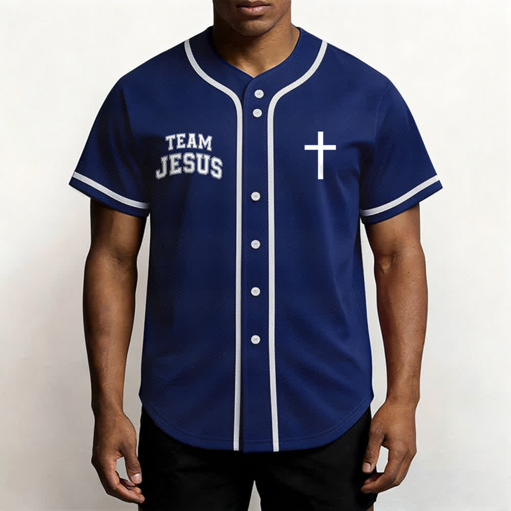 Maglia da baseball del team Jesus Chosen Child of God di Christianartworkshop - image 48