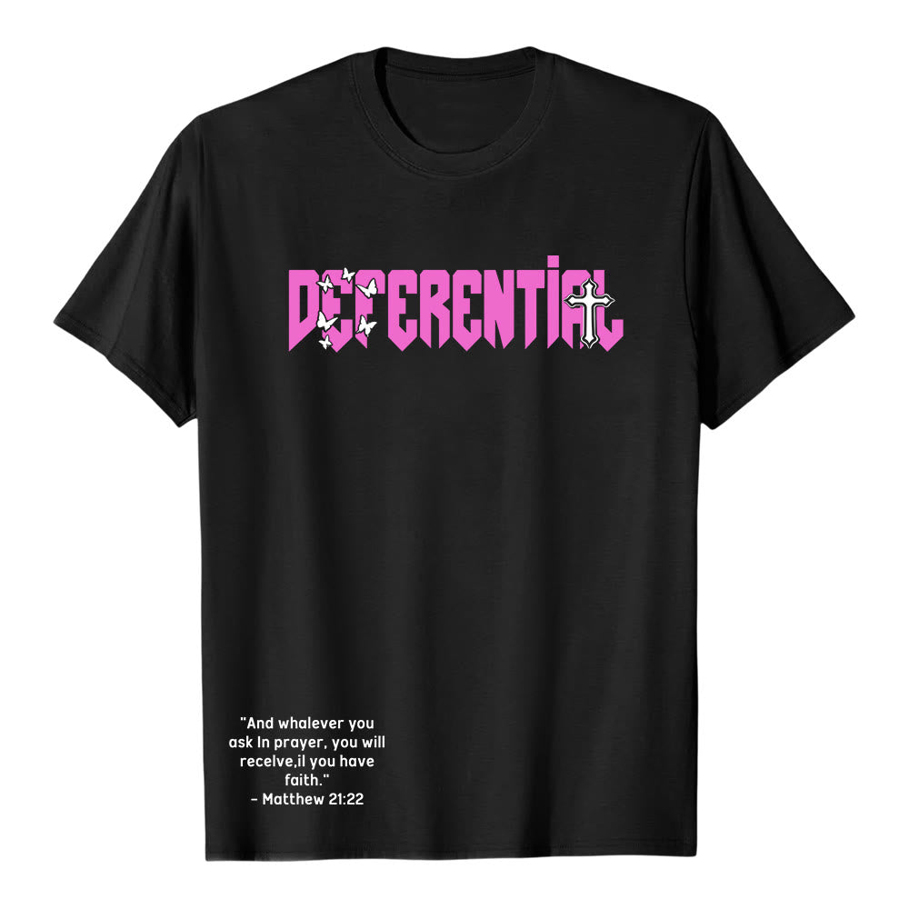 T-shirt a maniche corte "FAITH" Christianartworkshop - image 2