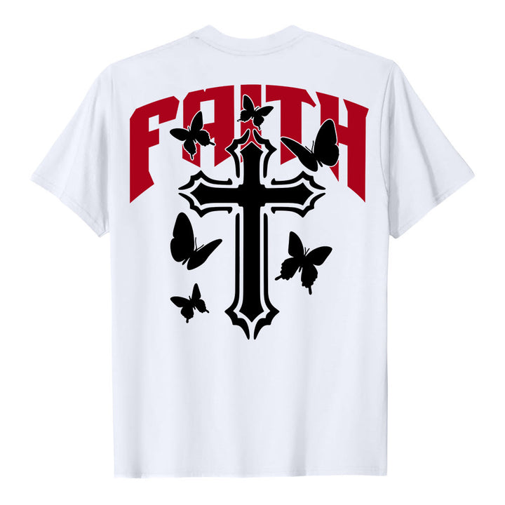 T-shirt a maniche corte "FAITH" Christianartworkshop - image 4