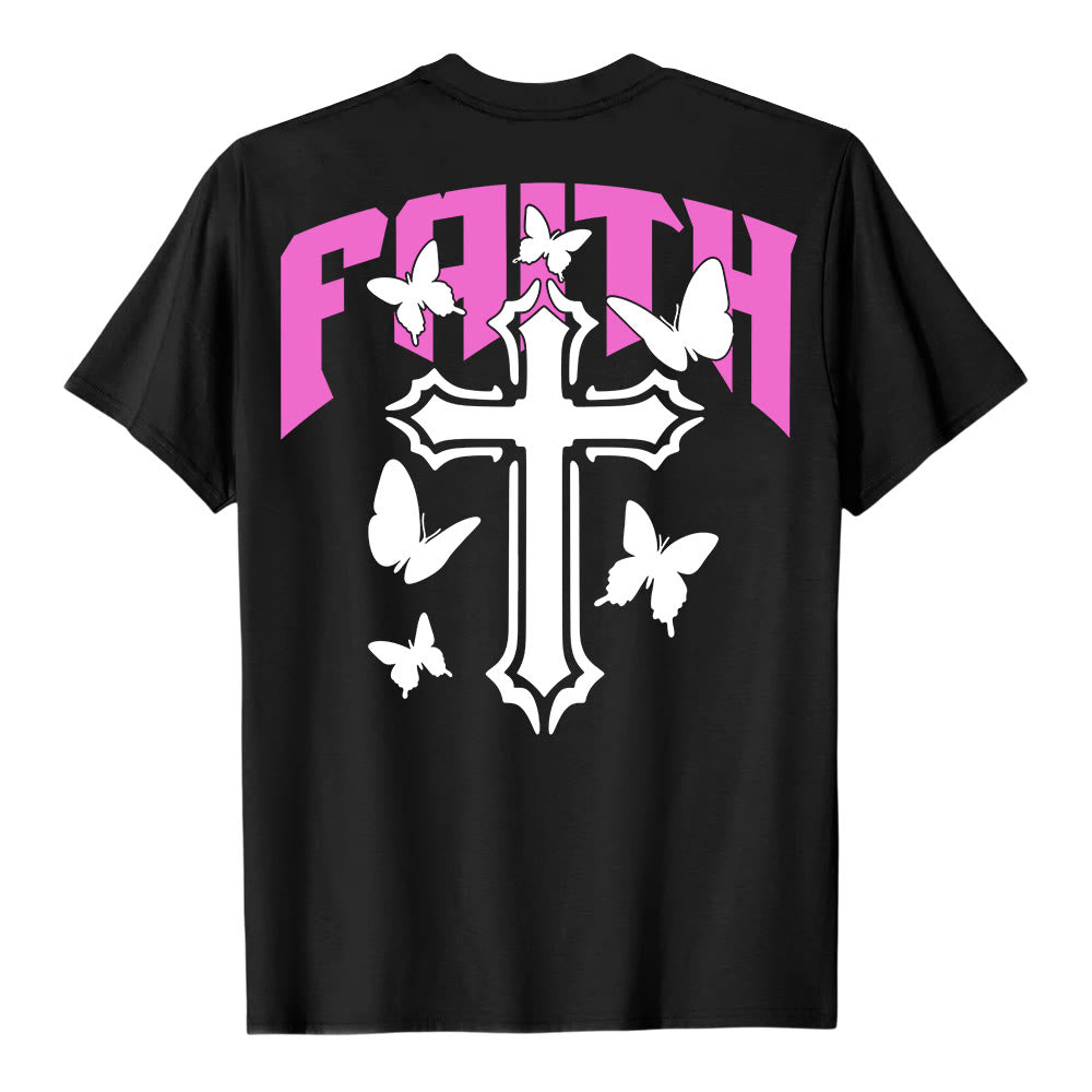 T-shirt a maniche corte "FAITH" Christianartworkshop - image 1