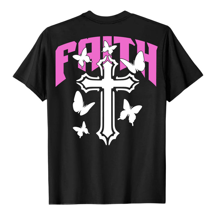 T-shirt a maniche corte "FAITH" Christianartworkshop - image 1