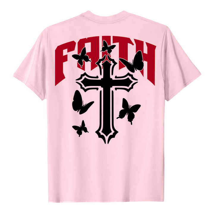 T-shirt a maniche corte "FAITH" Christianartworkshop - image 10
