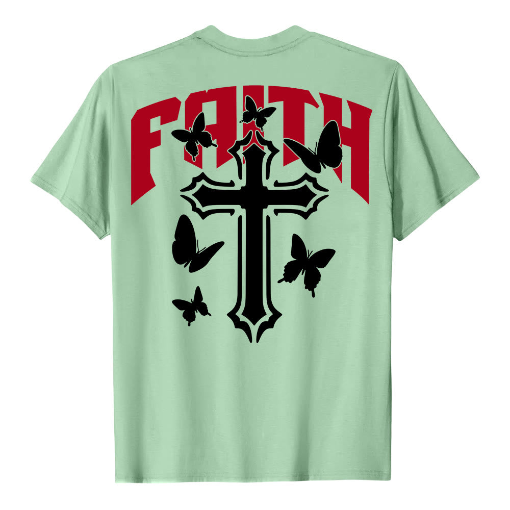 T-shirt a maniche corte "FAITH" Christianartworkshop - image 13