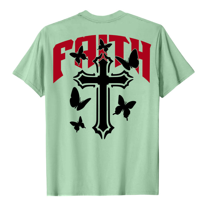 T-shirt a maniche corte "FAITH" Christianartworkshop - image 13