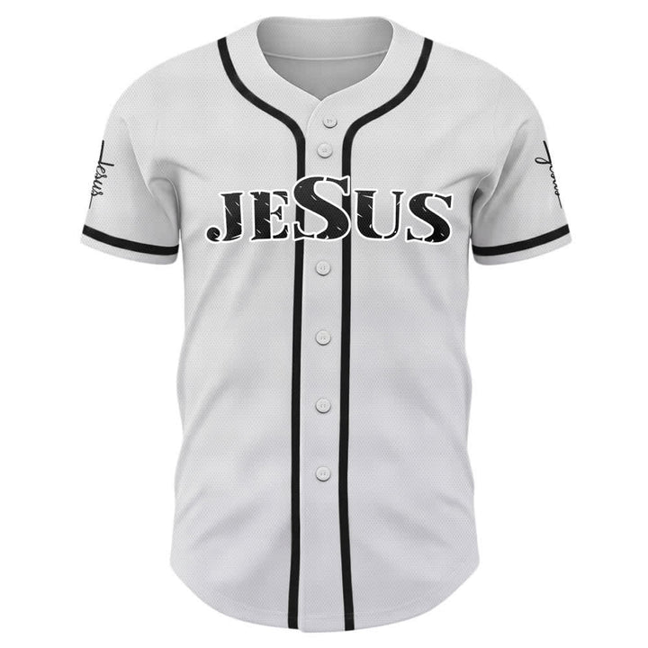 Maglia da baseball Christianartworkshop con stampa su entrambi i lati di Gesù, la Via, la Verità e la Croce. - image 8