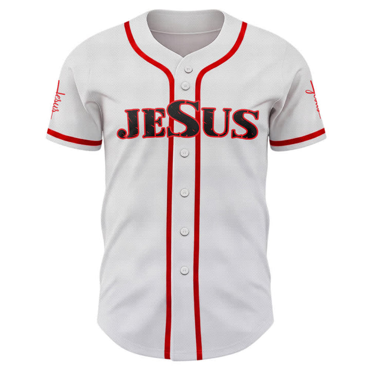 Maglia da baseball Christianartworkshop con stampa su entrambi i lati di Gesù, la Via, la Verità e la Croce. - image 15