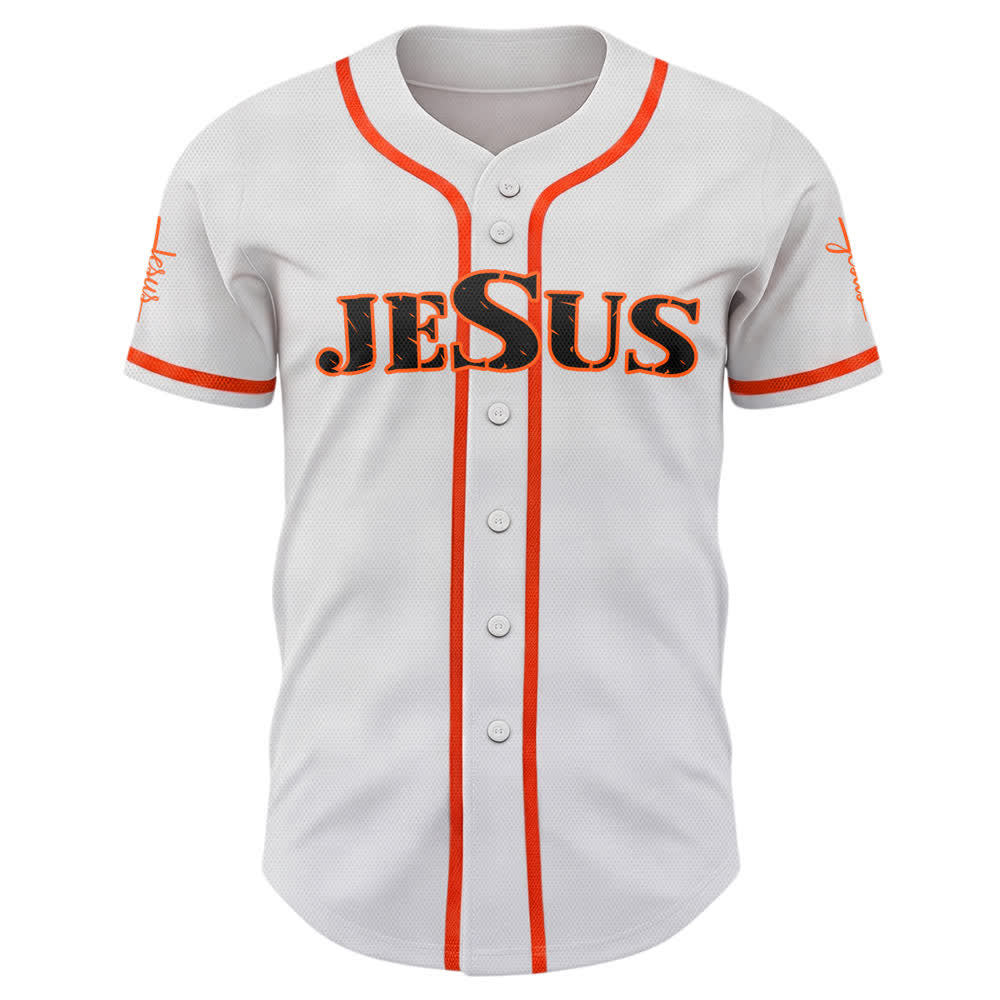 Maglia da baseball Christianartworkshop con stampa su entrambi i lati di Gesù, la Via, la Verità e la Croce. - image 22