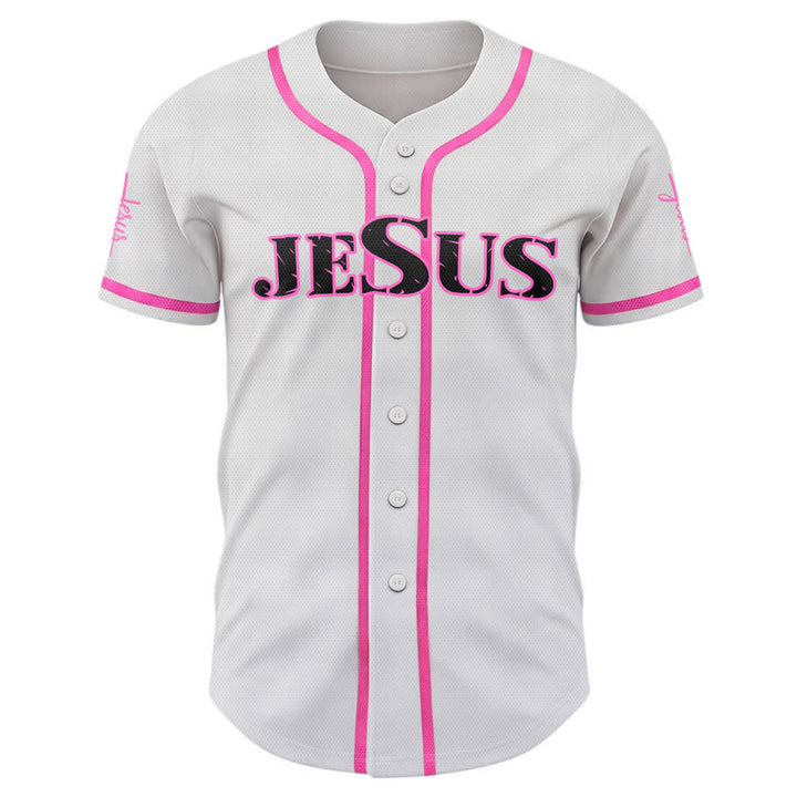 Maglia da baseball Christianartworkshop con stampa su entrambi i lati di Gesù, la Via, la Verità e la Croce. - image 43
