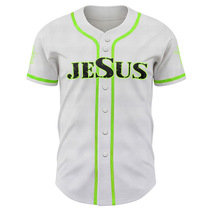 Maglia da baseball Christianartworkshop con stampa su entrambi i lati di Gesù, la Via, la Verità e la Croce. - image 50