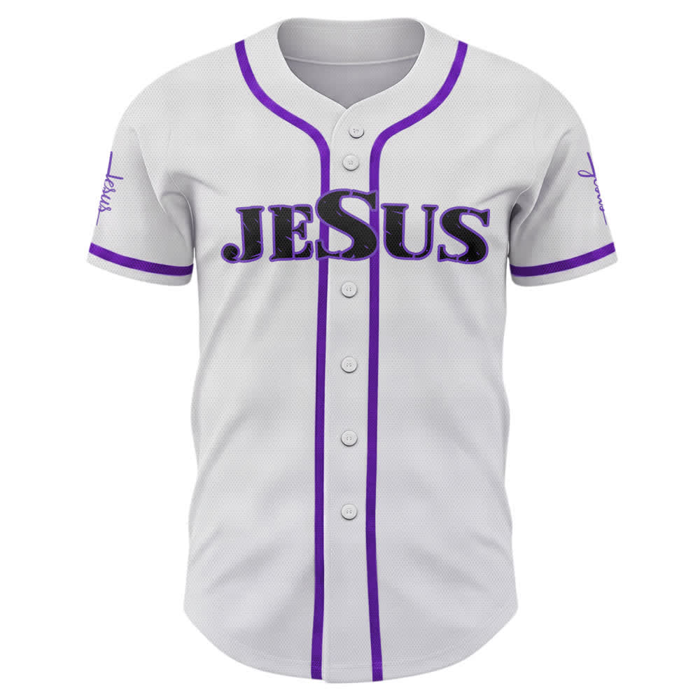 Maglia da baseball Christianartworkshop con stampa su entrambi i lati di Gesù, la Via, la Verità e la Croce. - image 57