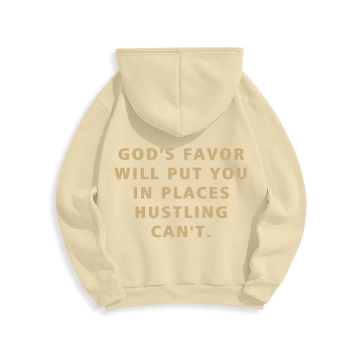 Christianartworkshop Felpa con cappuccio foderata in pile stile streetwear God's Favor - image 19
