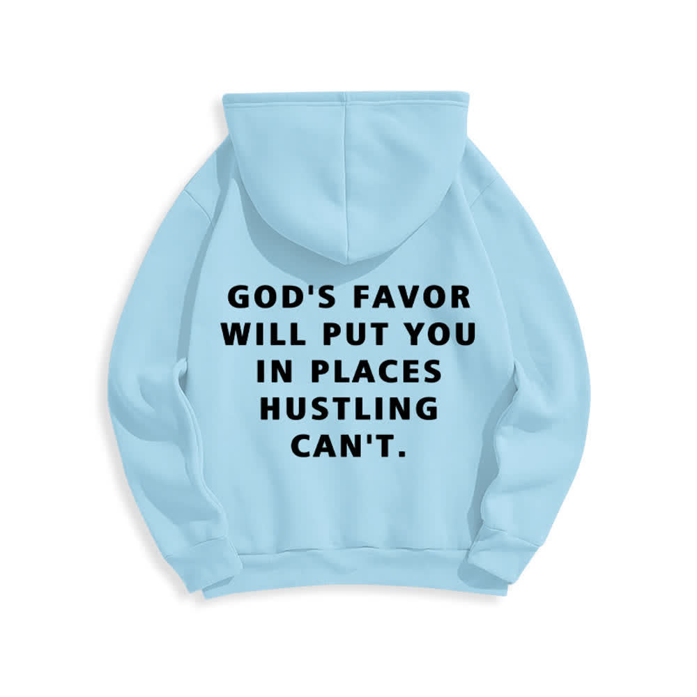 Christianartworkshop Felpa con cappuccio foderata in pile stile streetwear God's Favor - image 22