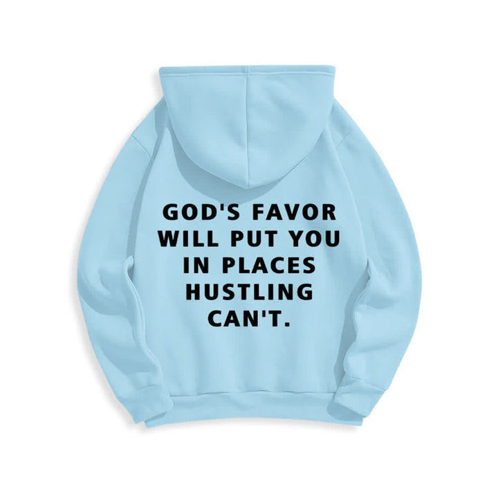 Christianartworkshop Felpa con cappuccio foderata in pile stile streetwear God's Favor - image 22
