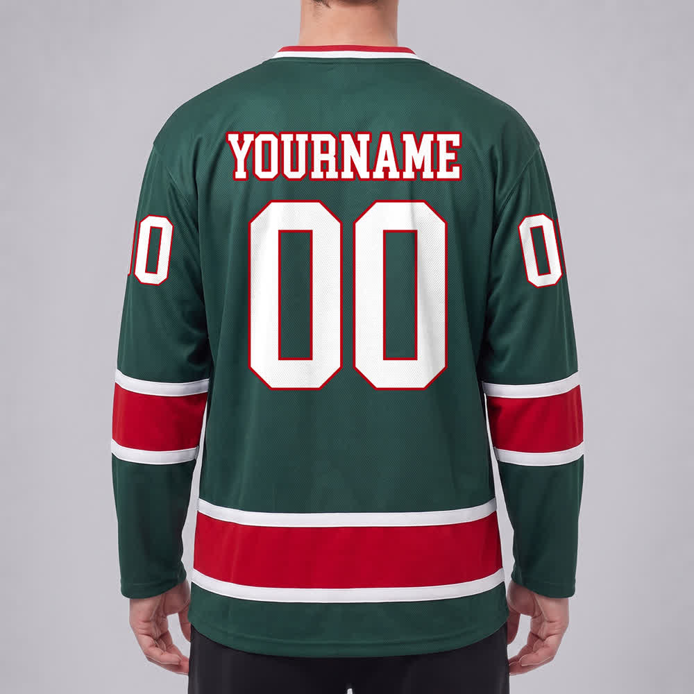 Maglia da hockey Nome & Numero personalizzati del team Christianartworkshop , con motivo di fede in Gesù. - image 24