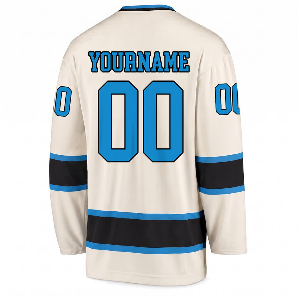 Maglia da hockey Nome & Numero personalizzati del team Christianartworkshop , con motivo di fede in Gesù. - image 27