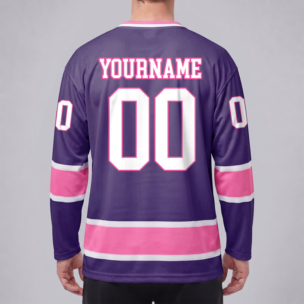 Maglia da hockey Nome & Numero personalizzati del team Christianartworkshop , con motivo di fede in Gesù. - image 34