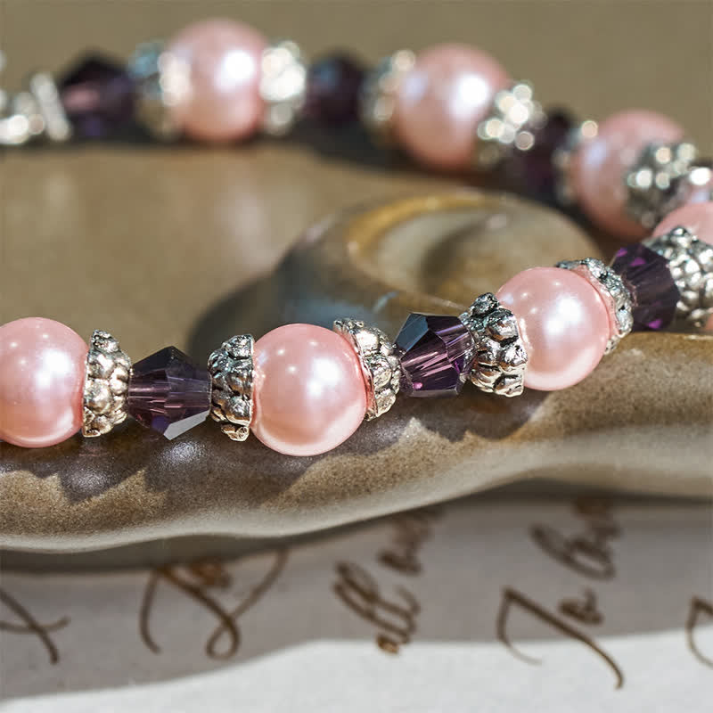 Christianartworkshop Bracciale con chiusura a moschettone, medaglia della Madonna e crocifisso: simbolo di pace e conforto. - image 3
