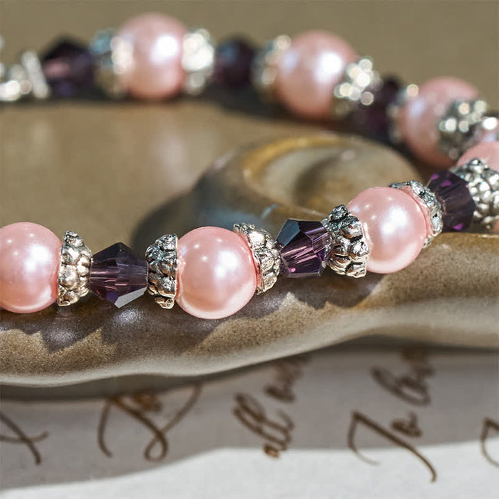 Christianartworkshop Bracciale con chiusura a moschettone, medaglia della Madonna e crocifisso: simbolo di pace e conforto. - image 3