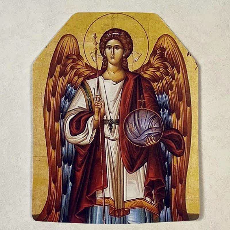 Christianartworkshop Adesivo con icona di figura sacra classica: simbolo di protezione divina - San Michele - image 8