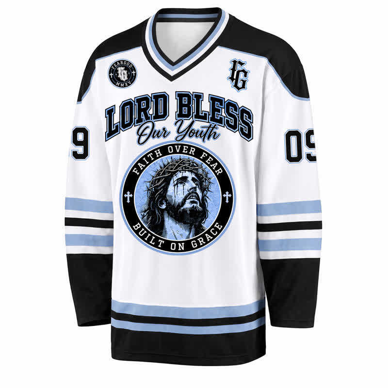 Christianartworkshop Maglia da hockey a maniche lunghe Fear God 09 Streetwear - image 1