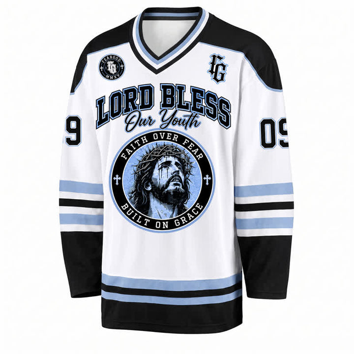 Christianartworkshop Maglia da hockey a maniche lunghe Fear God 09 Streetwear - image 1
