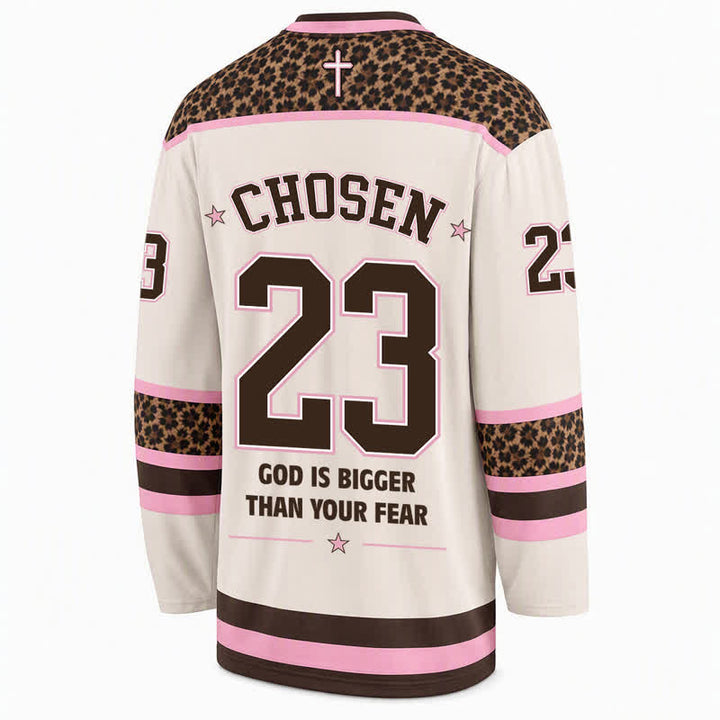 Christianartworkshop Maglia da hockey "Dio è più grande della tua paura" - image 2