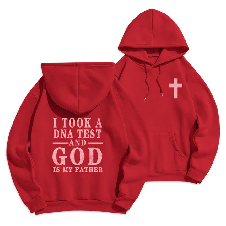 Christianartworkshop Felpa con cappuccio foderata in pile con la scritta "Figlio di Dio" - Rosso - 2XL - image 12
