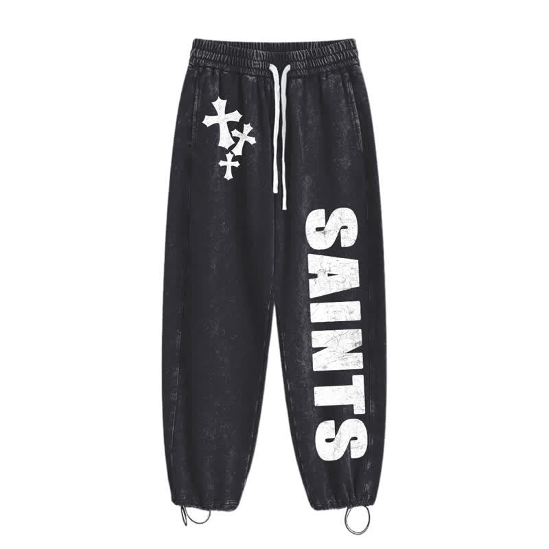 Christianartworkshop Pantaloni della tuta Saints Cross Stonewashed Street Washed - image 2
