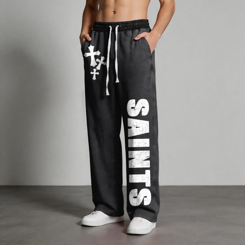 Christianartworkshop Pantaloni della tuta Saints Cross Stonewashed Street Washed - image 4