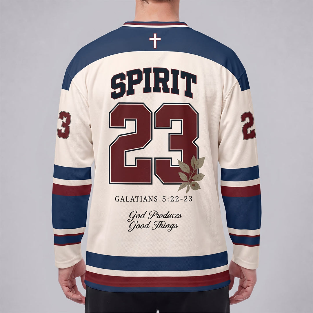 Christianartworkshop Frutto dello Spirito Galati 5:22-23 Maglia da hockey - image 2