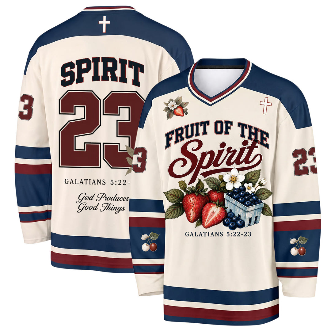 Christianartworkshop Frutto dello Spirito Galati 5:22-23 Maglia da hockey - 5XL - image 0
