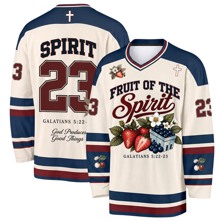 Christianartworkshop Frutto dello Spirito Galati 5:22-23 Maglia da hockey - 5XL - image 0